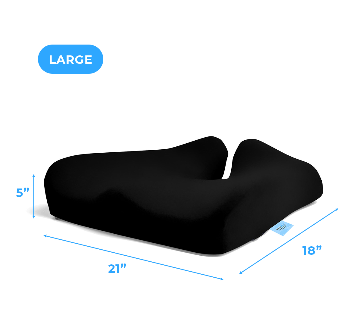 Pure Posture Seat Cushion, Back Pad Support Instantly Relieves Pain &  Pressure - BLACK Market